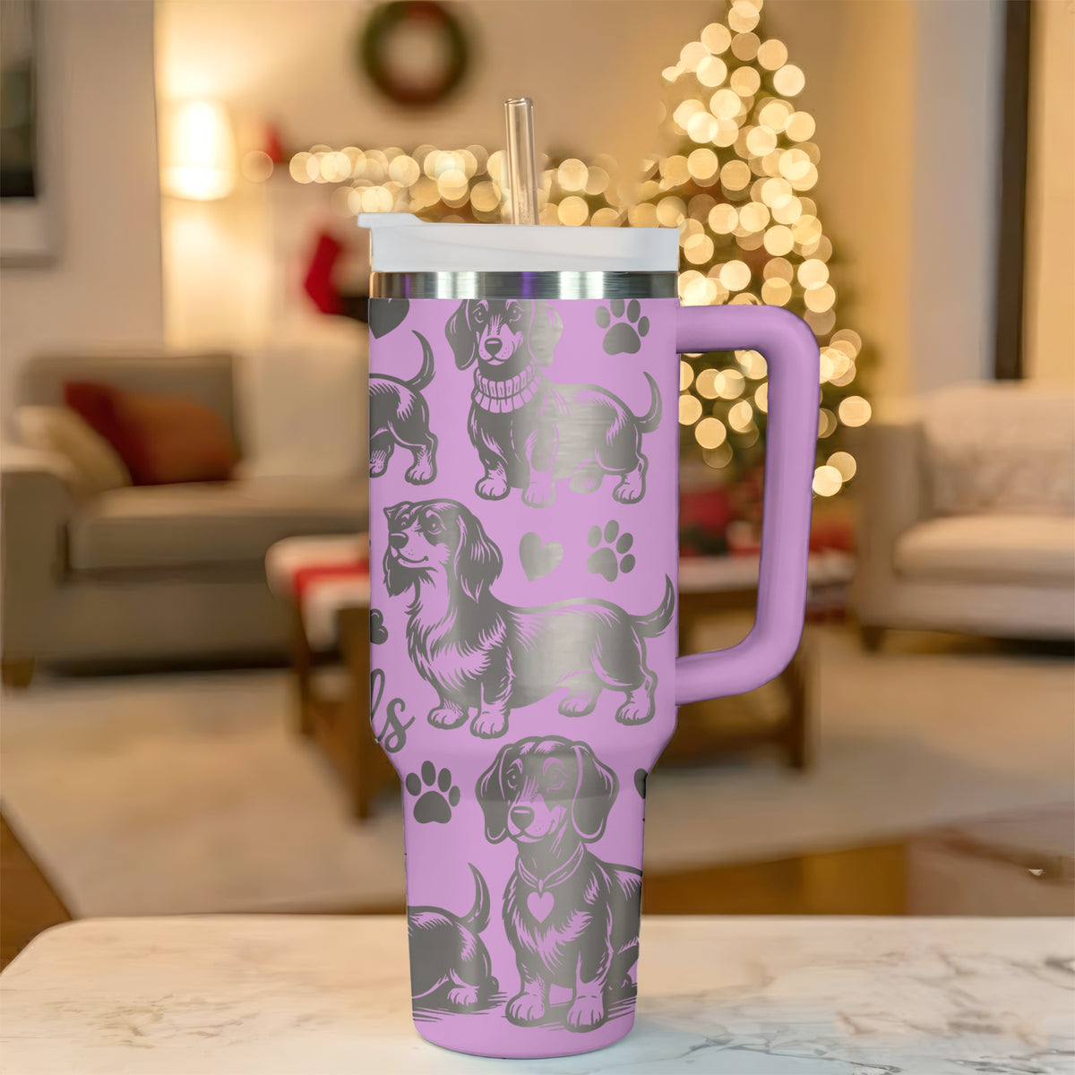 Life Is Better With Dachshunds 40oz Tumbler – Doxie Mom Gift