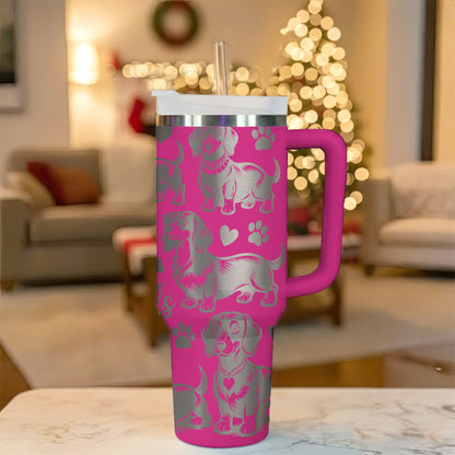 Life Is Better With Dachshunds 40oz Tumbler – Doxie Mom Gift