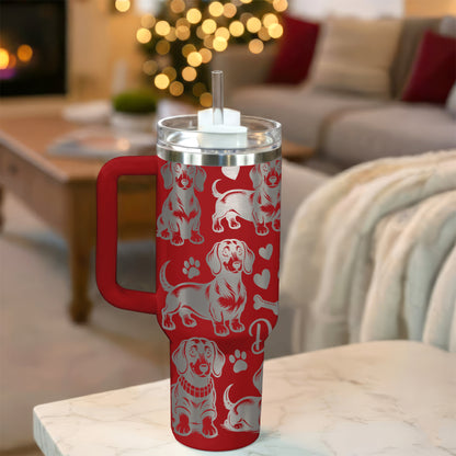 Life Is Better With Dachshunds 40oz Tumbler – Doxie Mom Gift