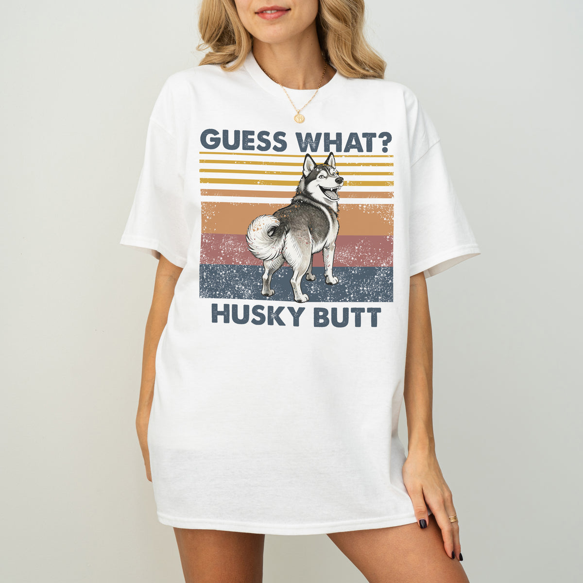 Guess What Husky Butt Shirt – Funny Dog Lover Gift