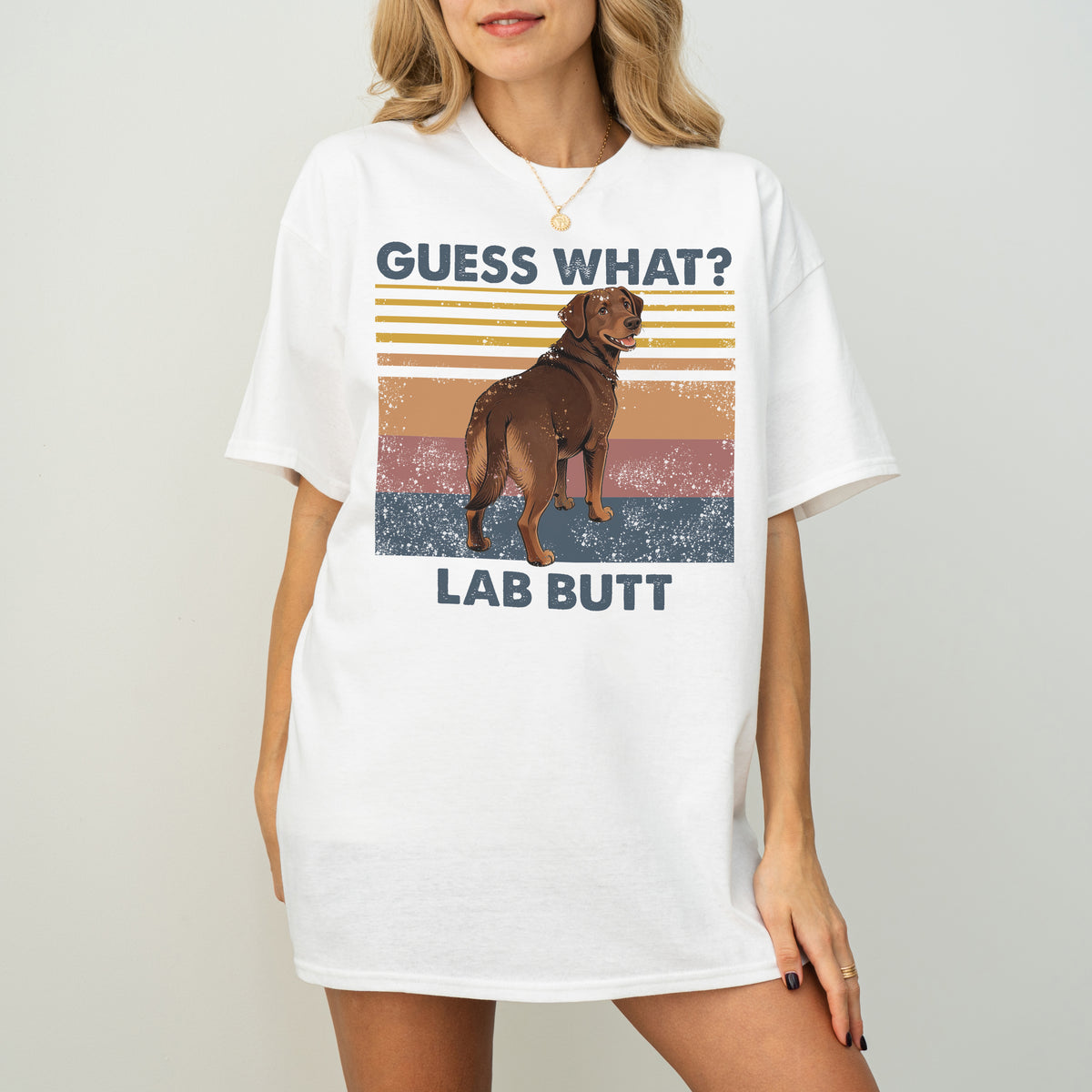 Guess What Labrador Butt Shirt – Funny Dog Lover Gift