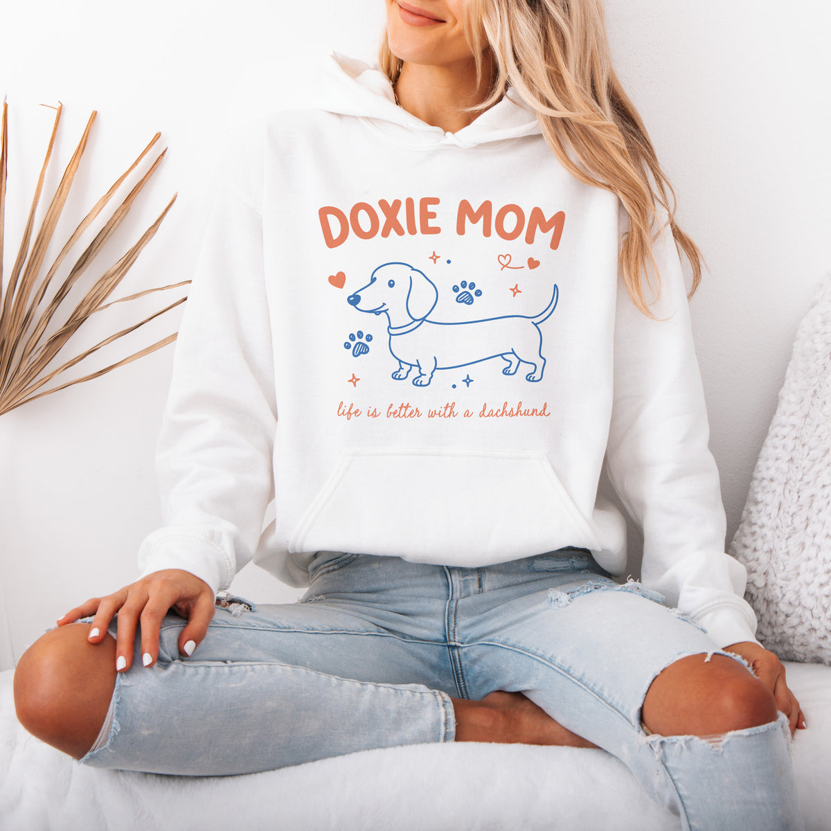 Doxie Mom Dachshund Sweatshirt Cute Gift