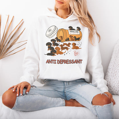 Dachshund Hoodie – Funny Weenie Dog Gift for Dachshund Lovers