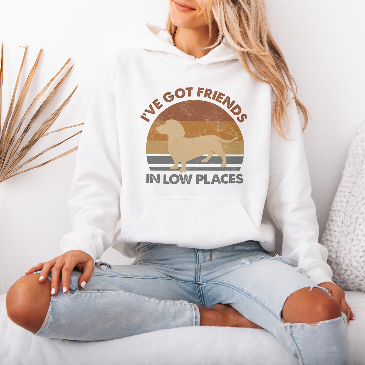 Funny Dachshund Hoodie – Retro Dog Lover Gift with Vintage Style