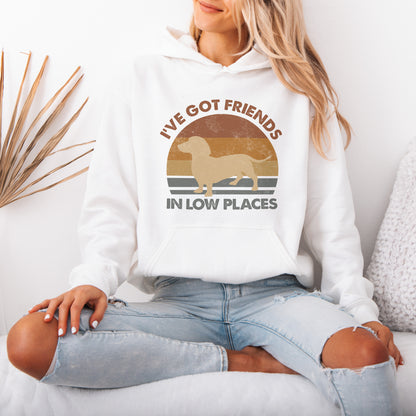 Funny Dachshund Hoodie – Retro Dog Lover Gift with Vintage Style