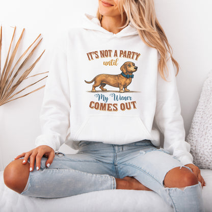 Funny Dachshund Hoodie Wiener Dog Party Gift
