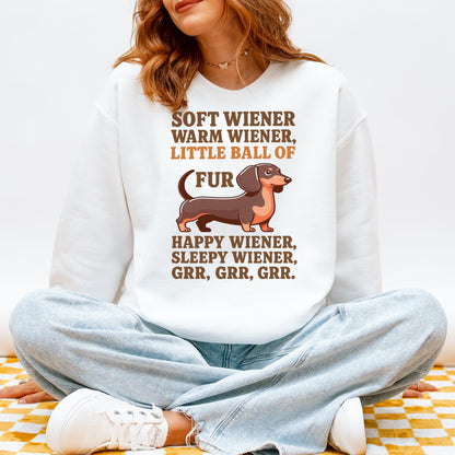 Soft Wiener Warm Wiener Dachshund Sweatshirt