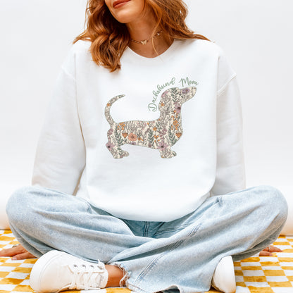 Personalized Dachshund Dog Mama Sweatshirt