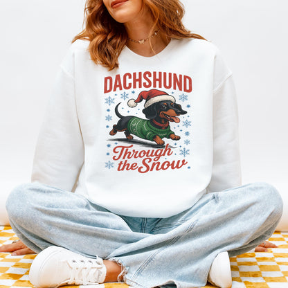 Funny Dachshund Christmas Sweatshirt