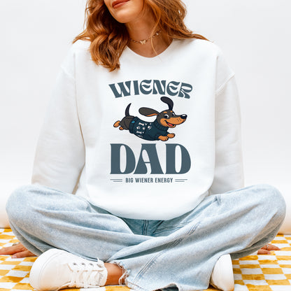 Wiener Dad Dachshund Sweatshirt Cute Doxie Lover Gift