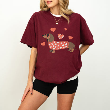 Valentine Dachshund Love Shirt